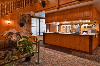Check in at the original West Yellowstone lodging